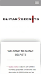 Mobile Screenshot of guitarsecrets.de
